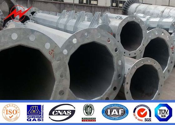 69KV la trasmissione d'acciaio galvanizzata ottagonale Pali impermeabilizza IP65/IP54