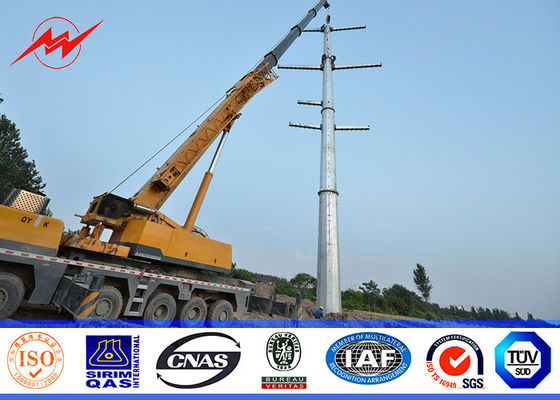 Carico professionale 1000kg di palo pratico 65ft dell'acciaio elettrico 128kv del grado tre