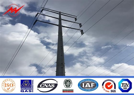 linea di trasmissione galvanizzata tensione media 132KV anti ruggine 3-15m di Palo
