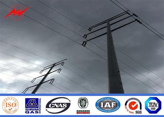 linea di trasmissione galvanizzata tensione media 132KV anti ruggine 3-15m di Palo