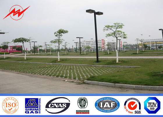 Pali di illuminazione conici all'aperto del parcheggio dell'OEM 6m con il singolo sostegno