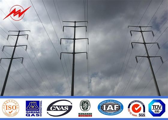 Q235 trasmissione d'acciaio galvanizzata Conoid durevole Pali per distribuzione di elettricità