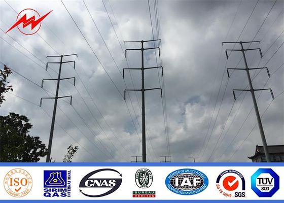 Q235 trasmissione d'acciaio galvanizzata Conoid durevole Pali per distribuzione di elettricità