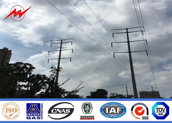 3 millimetri di spessore Palo d'acciaio galvanizzato piramidale multi-, corrente elettrica Pali