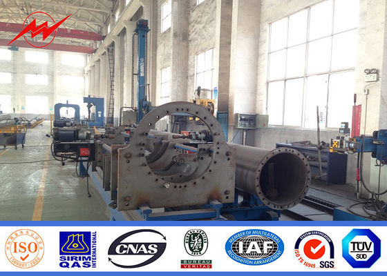 Palo tubolare d'acciaio galvanizzato poligonale protetto contro le esplosioni/diritto Palo