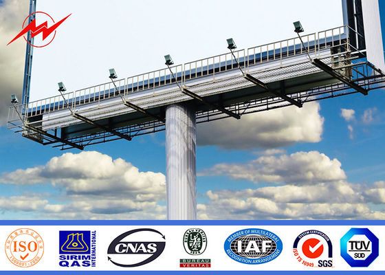 Pubblicità all'aperto rotonda del tabellone per le affissioni dell'anticorrosivo 3 in1 LED con il Backlighting 8m