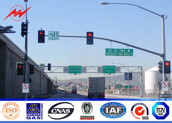 semaforo del poliestere del segnale stradale dell'autostrada senza pedaggio della spiaggia di 4m Palo con il doppio sostegno