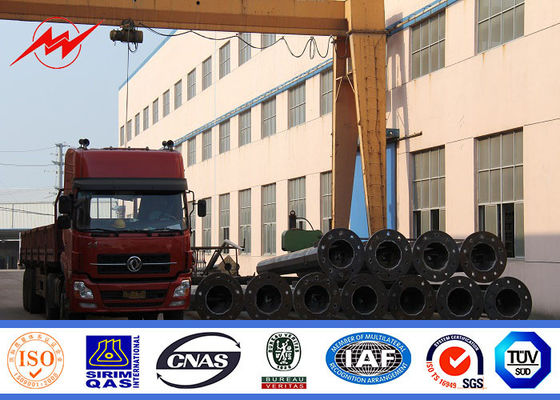 50 FT degli alti pali di illuminazione dell'albero di 500W LED di forma rotonda con esterno hanno ingabbiato la scala