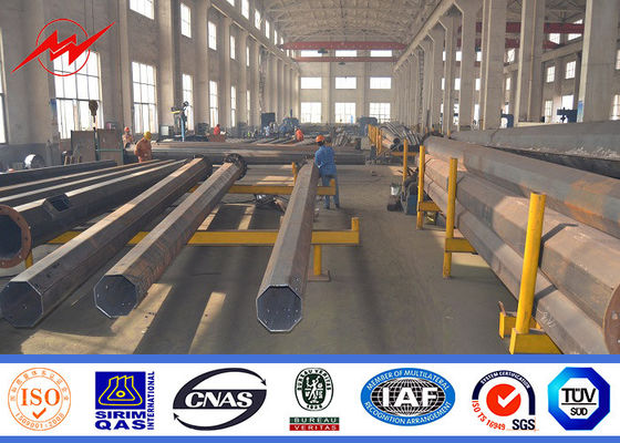 spessore dei pali di illuminazione 3mm del parcheggio del braccio di palo di iluminazione pubblica di altezza di 8m doppio 1m