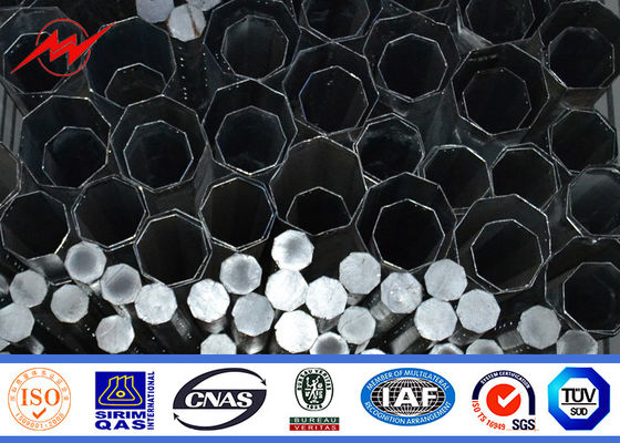 Galvanizzazione d'acciaio 12m poligonale 4mm all'aperto di Pali della trasmissione