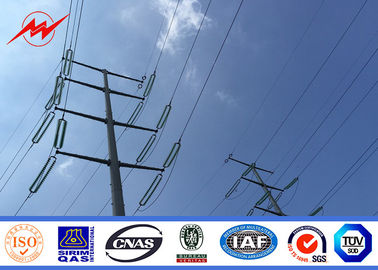 bitume palo pratico d'acciaio di 132KV 18m per distribuzione di energia dell'Africa