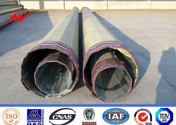 Trasmissione d'acciaio galvanizzata Dan ottagonale 800 Pali di 12m con materiale Q345
