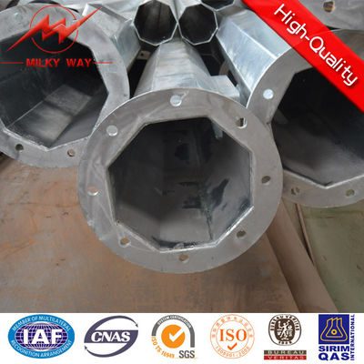 Spessore d'acciaio galvanizzato di palo di potere 3KN di 14mm 8mm per la linea elettrica di distribuzione