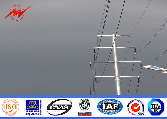 Spessore d'acciaio galvanizzato di palo di potere 3KN di 14mm 8mm per la linea elettrica di distribuzione