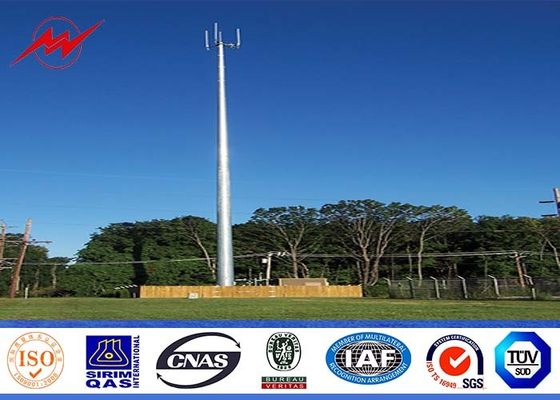 Lle sezioni da 90 Ft tre hanno galvanizzato la mono torre di Palo rotonda con Bolt fatto un passo galvanizzato