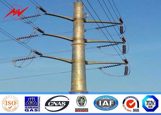 1,2 fattore di sicurezza Pali d'acciaio galvanizzati distribuzione con 30 anni di tempo di vita
