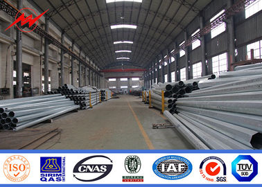 NEA Hot Dip Galvanized Tubular Pole 25ft 35ft 45ft per la trasmissione di energia
