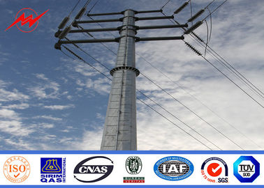 Linea di trasmissione elettrica affusolata rotonda Pali per la linea sopraelevata progetto