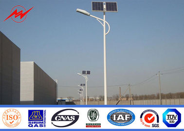Multi iluminazione pubblica pali solare parteggiata all'aperto di altezza di 14m - di 8m con il braccio trasversale di 2m