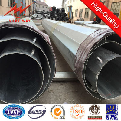 Potere d'acciaio dodecagonale all'aperto 20KN palo di Gr65 24m per il trasporto di energia