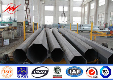 Polo di acciaio galvanizzato professionale ASTM A123 per trasmissione e illuminazione nelle Filippine