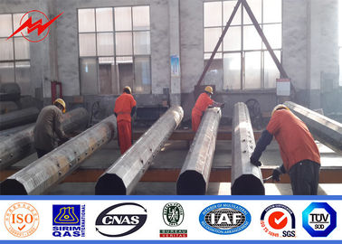 15m 1200Dan 2000dan ha galvanizzato il potere palo d'acciaio per la linea esterna di distribuzione