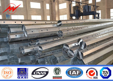 Palle di acciaio galvanizzato standard NEA per linee di distribuzione da 13,8 kV a 69 kV da 25 ft a 40 ft