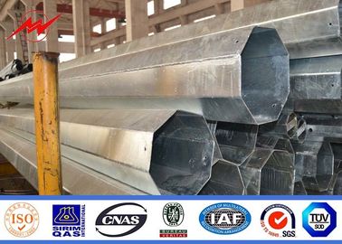 60 piedi 2 sezioni 5 mm 1200 kg galvanizzato a caldo palo di acciaio elettrico per la distribuzione di energia