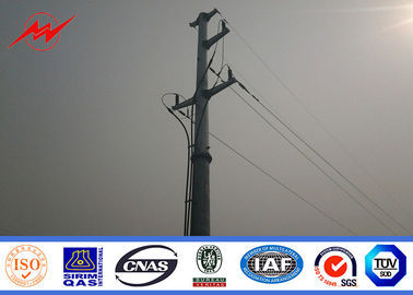Corrente elettrica affusolata poligonale galvanizzata Palo per la linea di trasmissione progetto