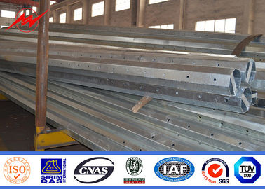Astm A123 galvanizzato convoglia 8-20m Palo elettrico tubolare d'acciaio