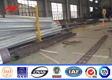Q235 Q345 Q460 69kv ha galvanizzato Palo d'acciaio, elettrodotto Palo
