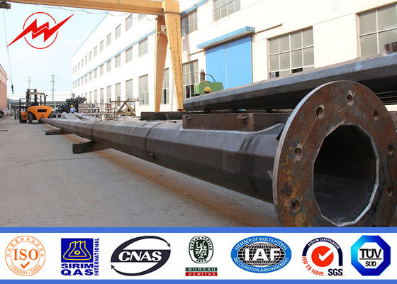 Alto il palo tubolare d'acciaio galvanizzato della torre del faro dell'albero albero 50 anni solleva il tempo