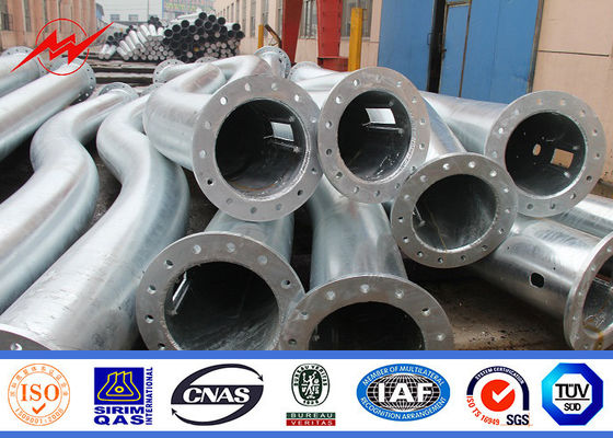 il tipo conico l'acciaio di Q235 ha galvanizzato l'iluminazione pubblica pali 6M 7M 8M