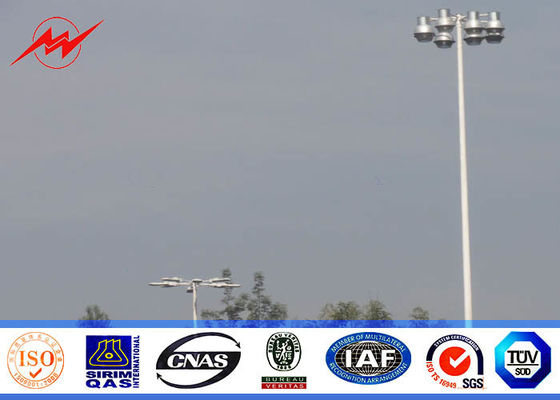 45M hanno galvanizzato l'alta luce ottagonale di no. LED della piattaforma 80 di palo leggero dell'albero per lo stadio