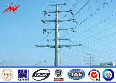 Ferro galvanizzato Palo del trasporto di energia del metallo 3.5m