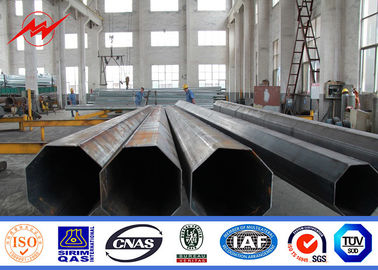 Astm A123 galvanizzato convoglia 8-20m Palo elettrico tubolare d'acciaio