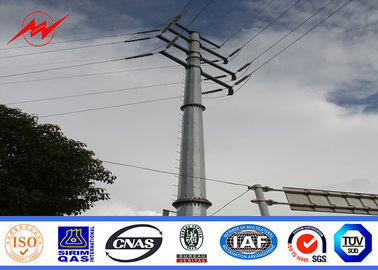 il trasporto di energia 220kv Pali ha galvanizzato l'acciaio elettrico tubolare