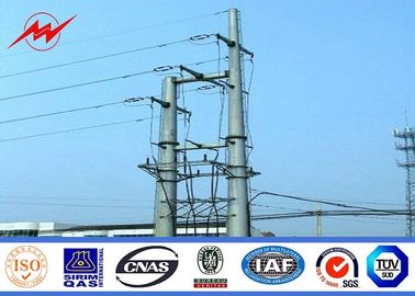 La linea di trasmissione l'acciaio Palo tubolare ha galvanizzato 132kv 16m 14m 12m