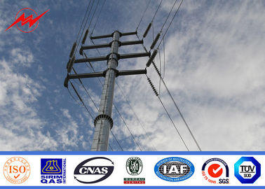 Astm A123 galvanizzato convoglia 8-20m Palo elettrico tubolare d'acciaio