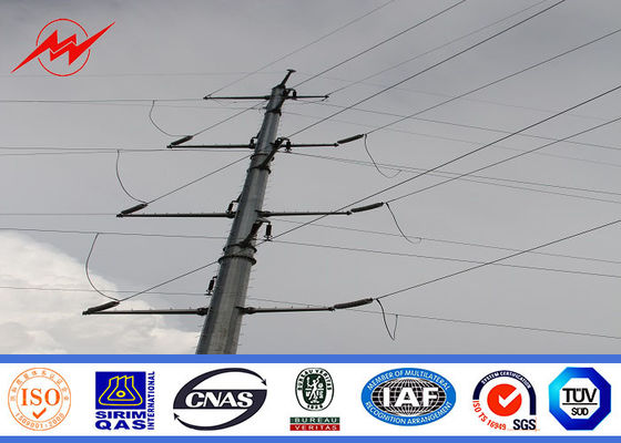linea attrezzatura elettronica d'acciaio Palo di distribuzione 69kv da bassa tensione di palo di potere