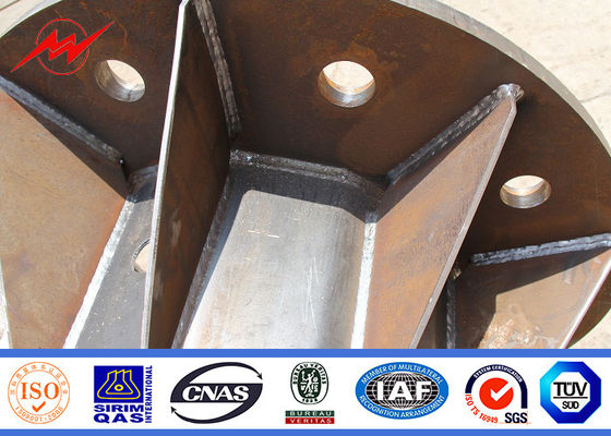 Alta quadrato dell'albero/iarda/iluminazione pubblica pali industriale Palo galvanizzato conico