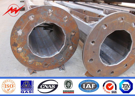 Alta quadrato dell'albero/iarda/iluminazione pubblica pali industriale Palo galvanizzato conico