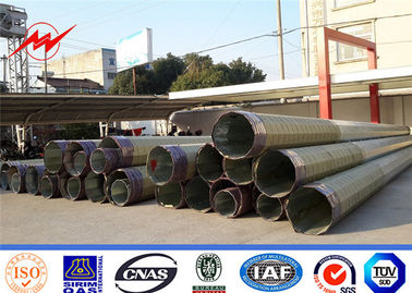 Q345 Q235 GR65 acciaio Power Pole, acciaio inossidabile Unitity Pole Long Serive Lifetime