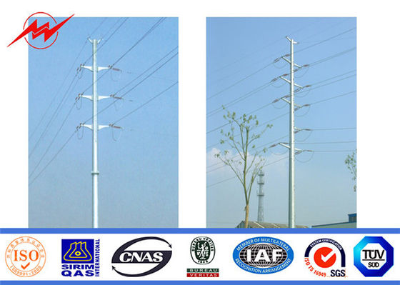 11KV38KV immersione calda Electric Power galvanizzato Palo, impianto elettrico ottagonale Pali