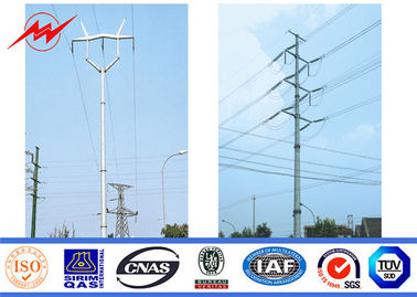 certificazione poligonale di iso del braccio del doppio gioco di 75ft 4mm Q235 Hdg Electric Power Palo
