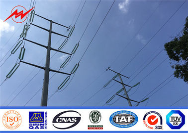 D'acciaio braccio trasversale sopraelevato di Palo di corrente elettrica del raccordo di linea/braccio trasversale d'acciaio di angolo