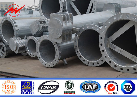 Linea trasporto di energia ad alta tensione pratico d'acciaio incastrantesi elettrico di 30ft pali Palo