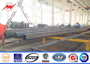 Palo d'acciaio galvanizzato poligonale o conico spessore antiurto di 30mm - di 1mm