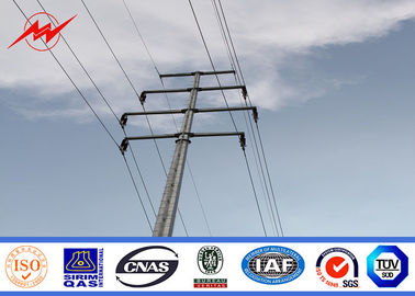 linea di trasmissione di 10m 12m corrente elettrica Palo di 133kv per la torre d'acciaio di Palo