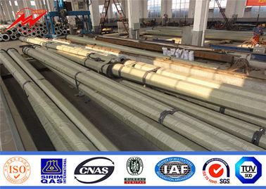 25Ft - 40 Ft hanno galvanizzato il potere palo d'acciaio per la linea di distribuzione di 69KV Electric Power